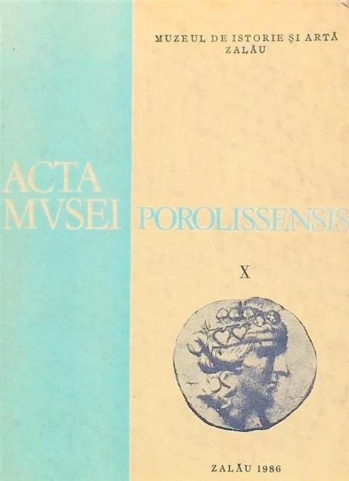 Acta Musei Porolissensis X 