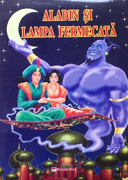 Aladin si lampa fermecata - carte de colorat