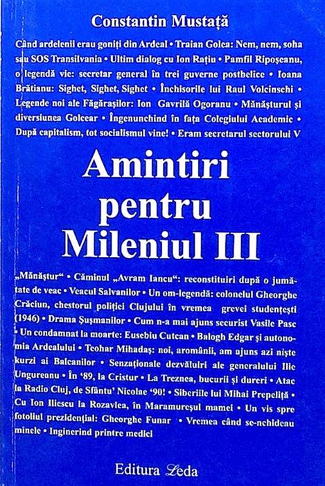 Amintiri pentru mileniul III