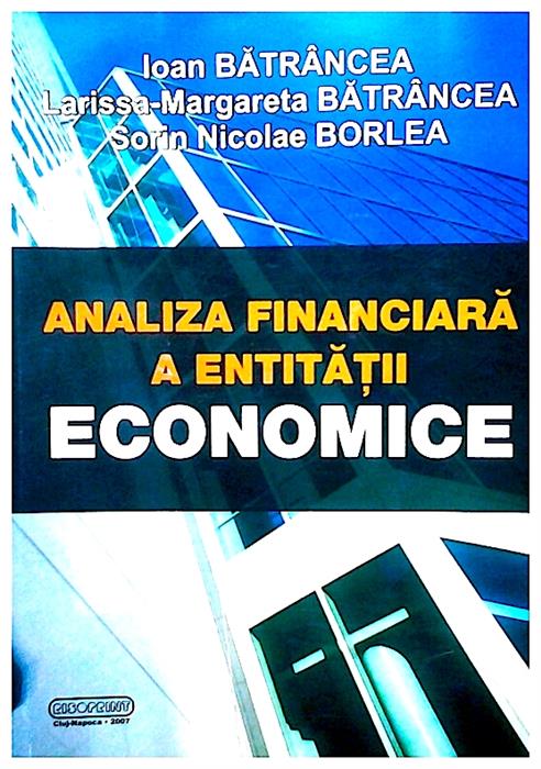 Analiza financiara a entitatii economice