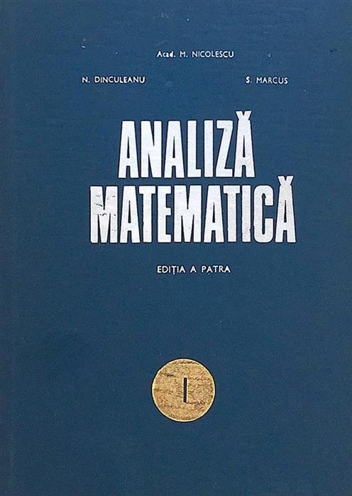 Analiza matematica vol. 1