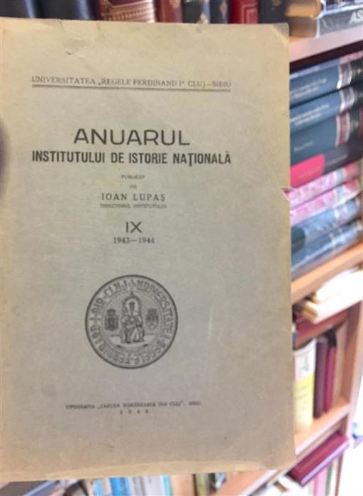 Anuarul Institutului de Istorie Nationala IX 1943-1944
