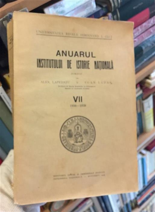 Anuarul Instiututului de Istorie Nationala VII 1936-1938