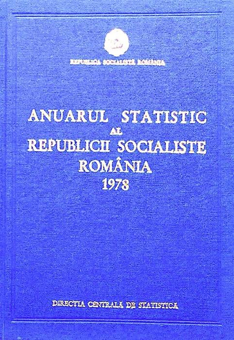 Anuarul statistic al RSR 1978