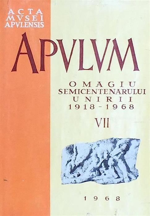 Apulum. Acta Musei Apulensis VII 1968