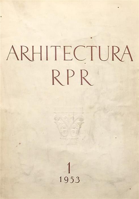 Arhitectura RPR 1/1953