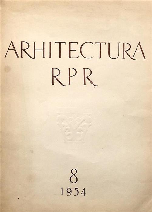 Arhitectura RPR 8/1954