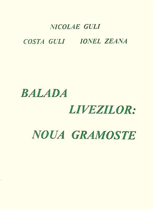 Balada livezilor: noua Gramoste - editie bilingva romana / aromana