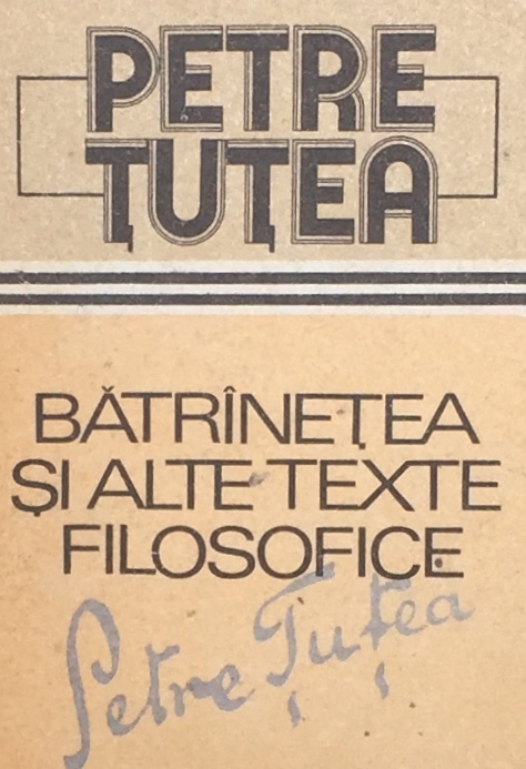 Batranetea si alte texte filosofice