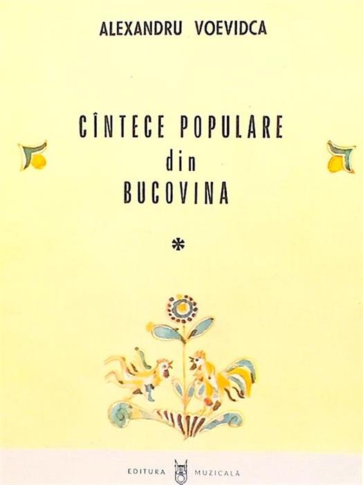 Cantece populare din Bucovina