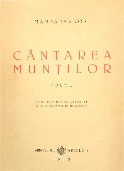 Cantecul muntilor - prima editie, 1945