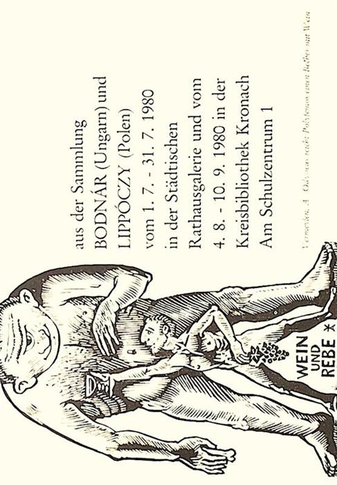 Catalog expozitie ex libris Wein und rebe 1980