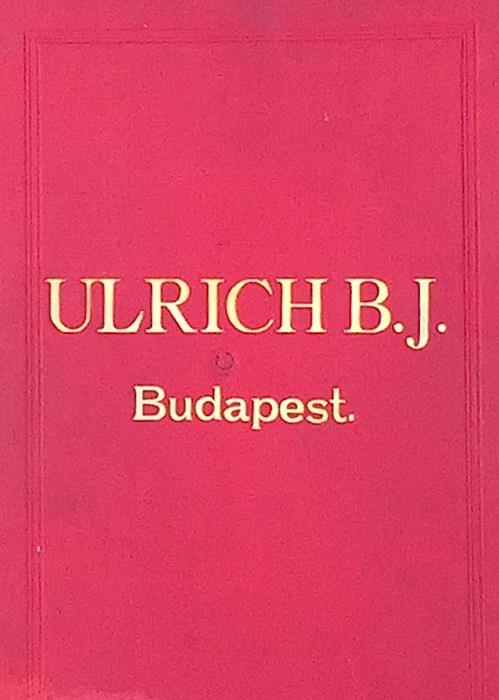 Catalog produse firma Ulrich B. J. - 1914