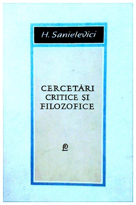 Cercetari critice si filosofice