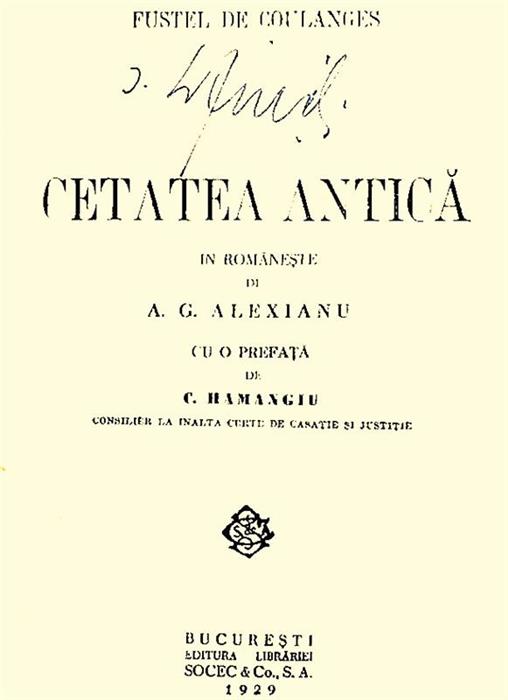 Cetatea antica, 1929