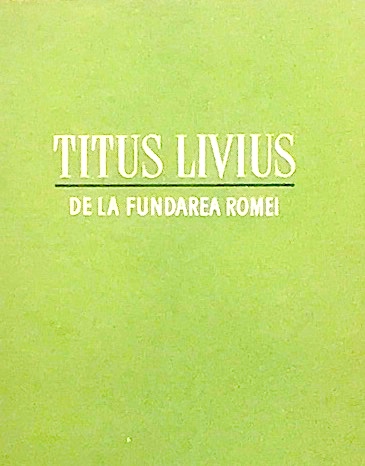 De la fundarea Romei vol. II