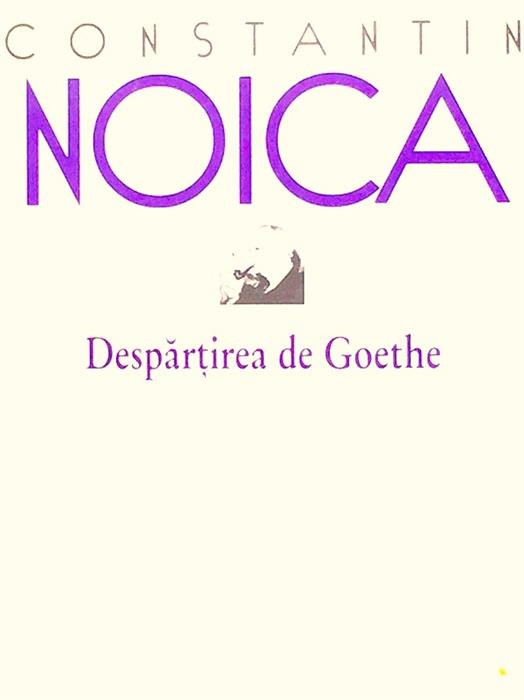 Despartirea de Goethe