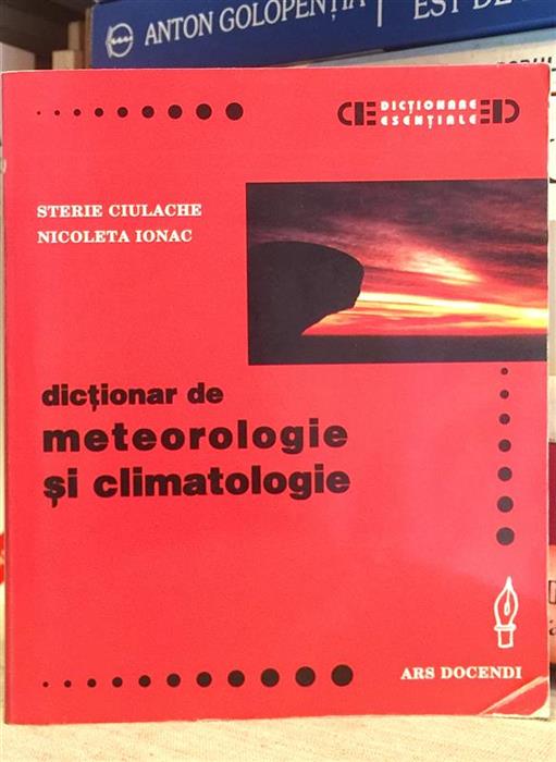 Dictionar de meteorologie si climatologie