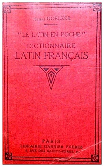 Dictionnaire latin-francais