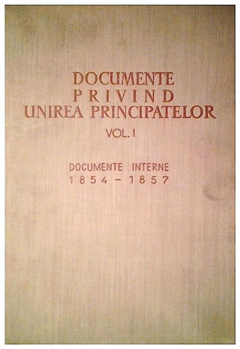 Documente privind unirea principatelor