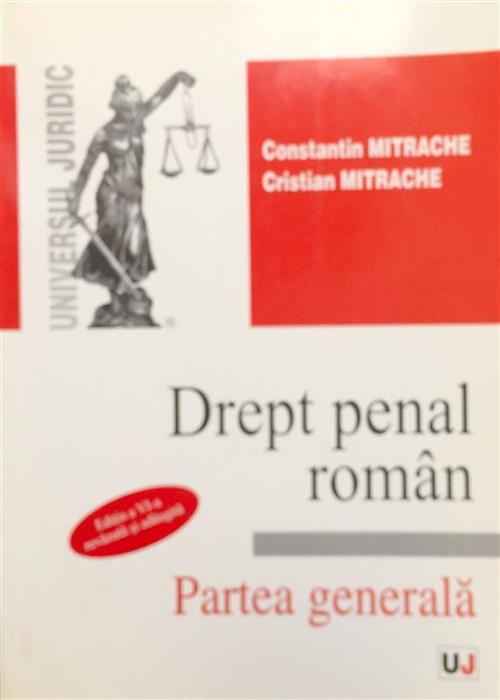 Drept penal roman. Partea generala