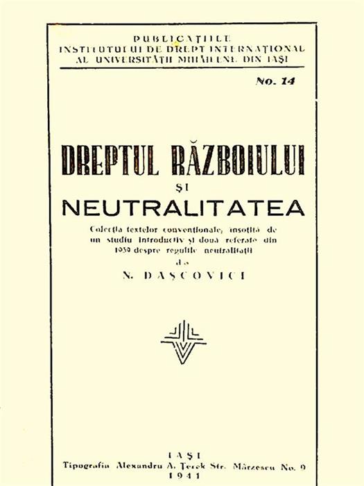 Dreptul razboiului si neutralitatea