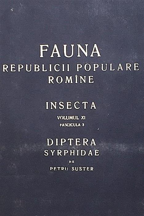 Fauna RPR Insecta vol. XI fasc. 3 Diptera Syrphidae