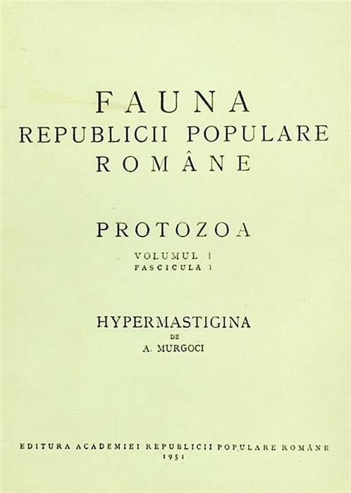 Fauna RPR Protozoa vol. I fasc. 1 Hypermastigina