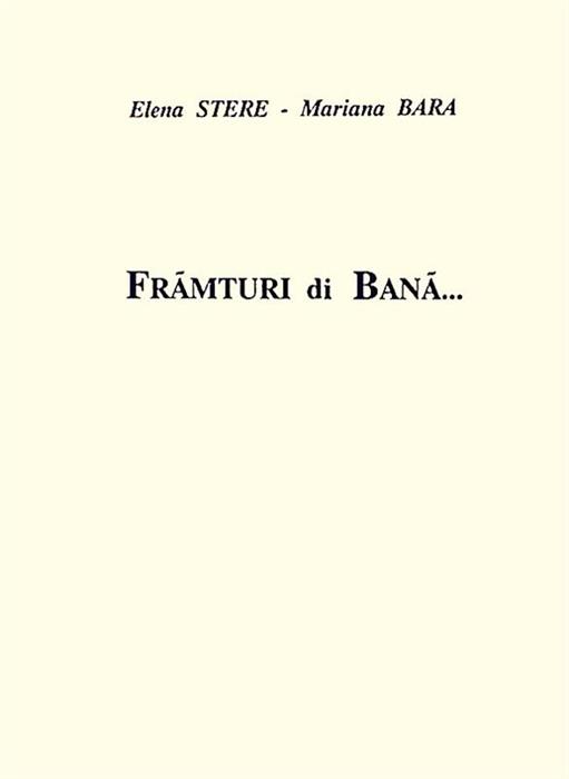 Framturi di bana... - proza in limba aromana