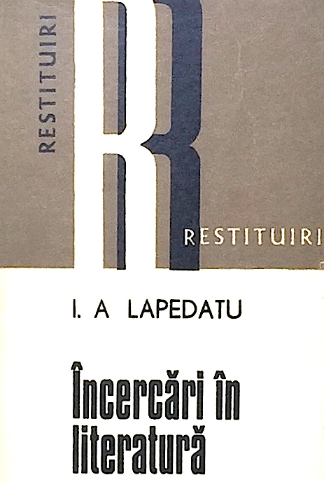 Incercari in literatura