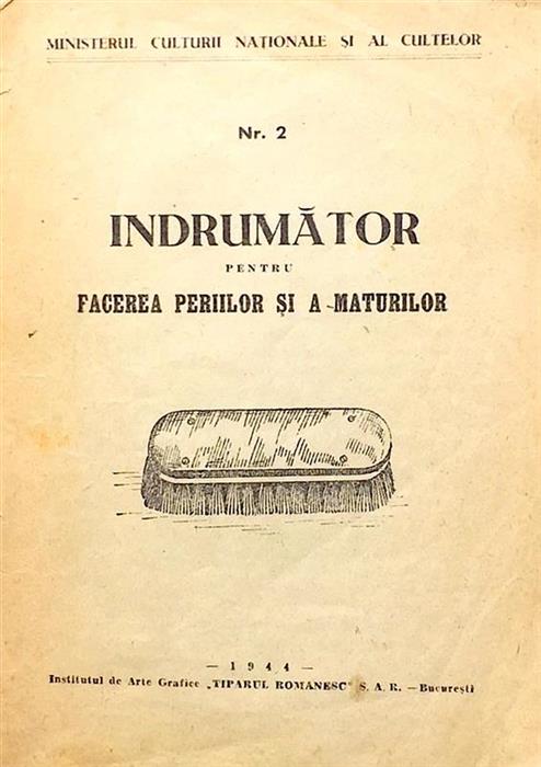 Indrumator pentru facerea periilor si a maturilor