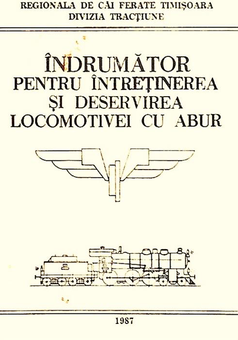 Indrumator pentru intretinerea si deservirea locomotivei cu abur