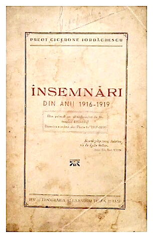 Insemnari din anii 1916 - 1919