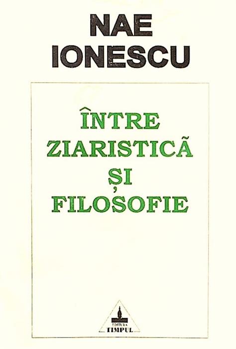 Intre ziaristica si filosofie