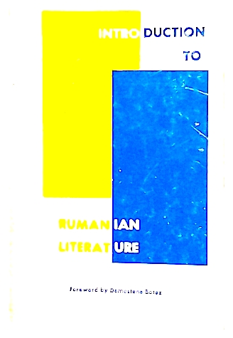 Introduction to Rumanian literature