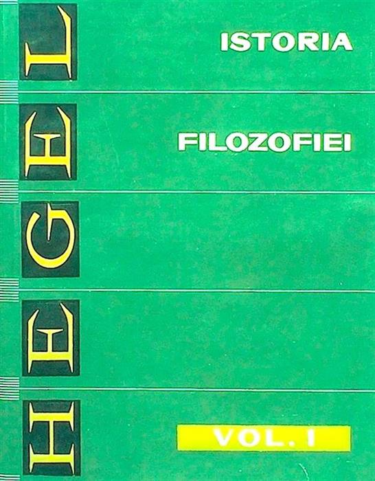 Istoria filozofiei vol. I