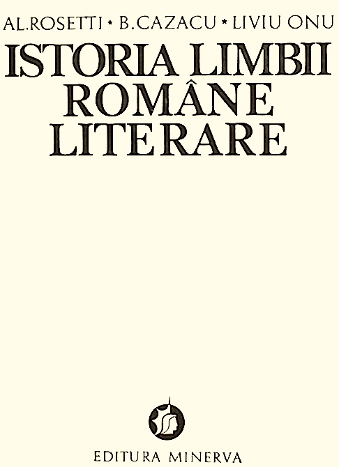Istoria limbii romane literare