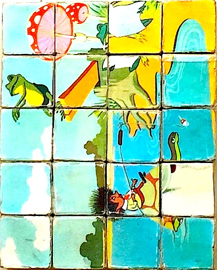 Jucarie-"cuburi ilustrate" ,1968