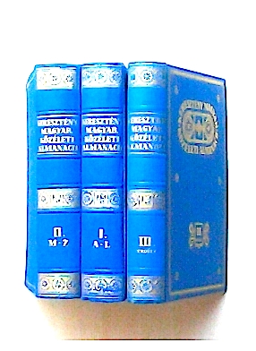 Kereszteny magyar kozeleti almanach I+II+III
