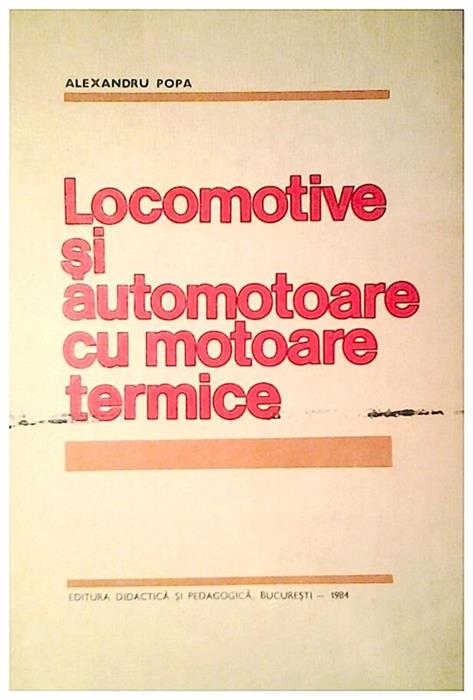 Locomotive si automotoare cu motoare termice