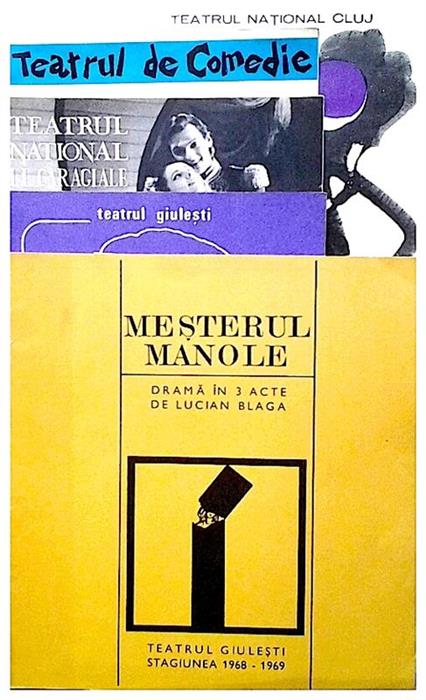 lot 5 caiete program diferite piese de teatru