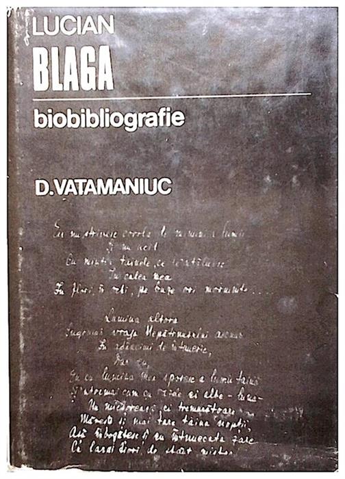 Lucian Blaga-biobibliografie
