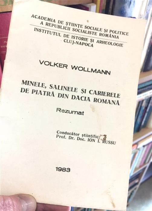 Minele, salinele si carierele de piatra din Dacia Romana