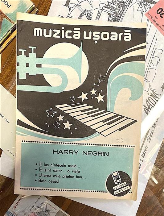Muzica usoara. Harry Negrin, Editura Muzicala