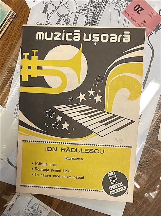 Muzica usoara. Ion Radulescu. Romante. Maicuta mea. Romanta primei iubiri, Editura Muzicala