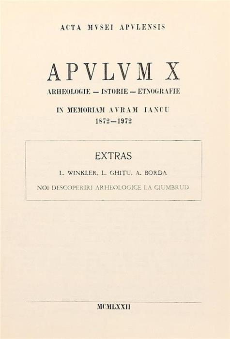 Noi descoperiri arheologice la Ciumbrud