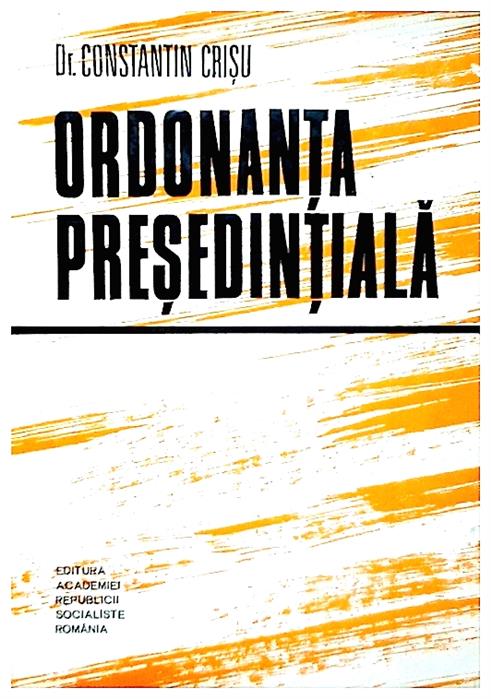 Ordonanta presedintiala