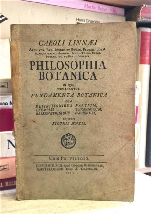 Philosophia Botanica [editie anastatica 1967, tiraj 100 exemplare]