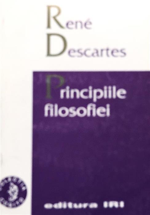 Principiile filosofiei