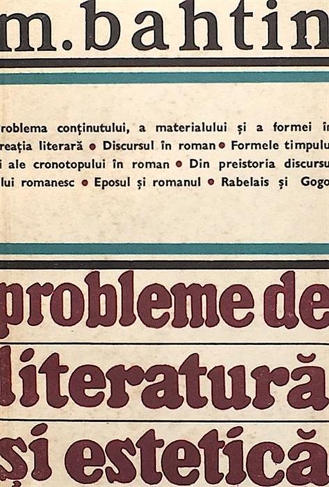 Probleme literare si estetice
